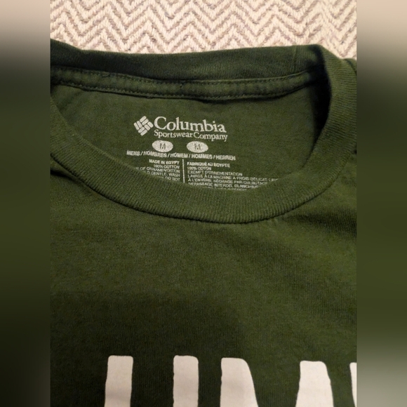 🛍️4 For $15🛍️Kids Columbia Green Graphic Short Sleeve Tee - Picture 5 of 6
